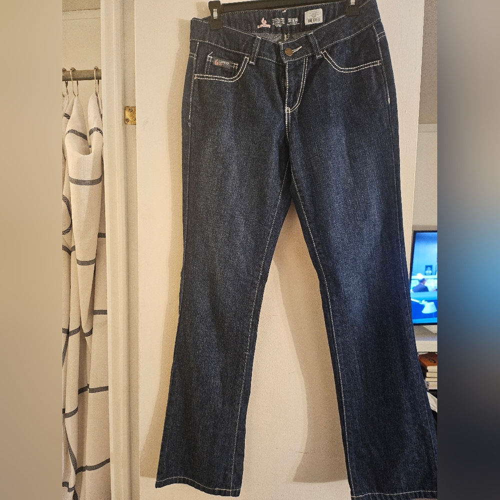 Lapco FR Women's Denim Jeans Size 4‎ Reg Bootcut 100% Cotton Workwear Casual